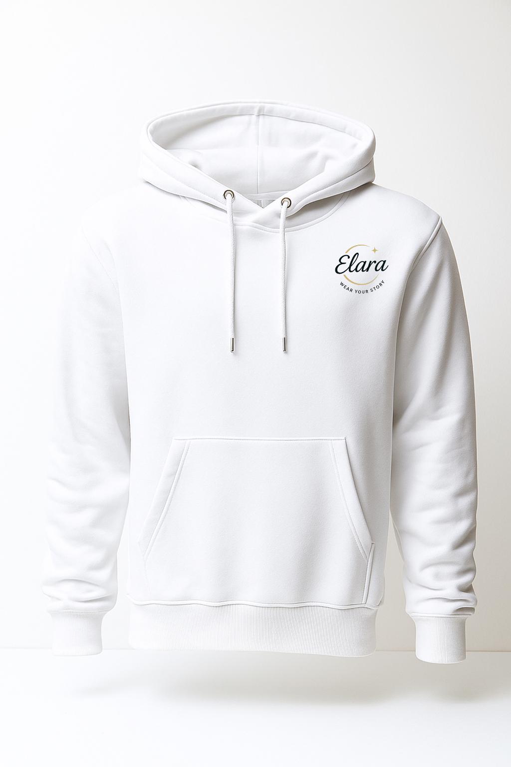 white hoodie