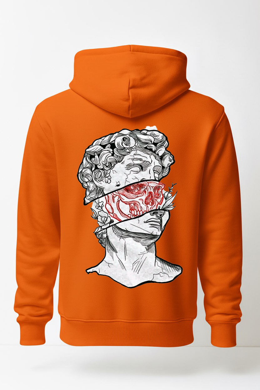 Orange hoodie art
