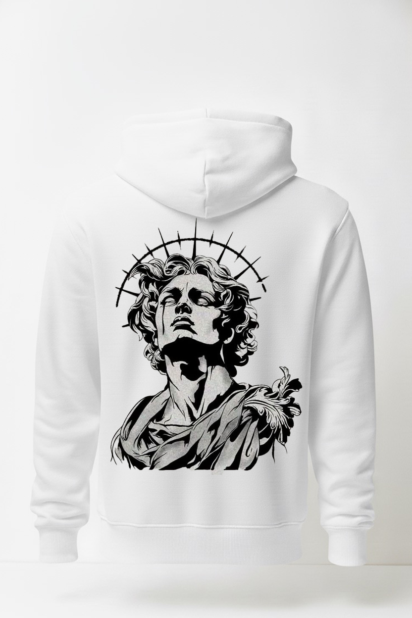 white hoodie s art